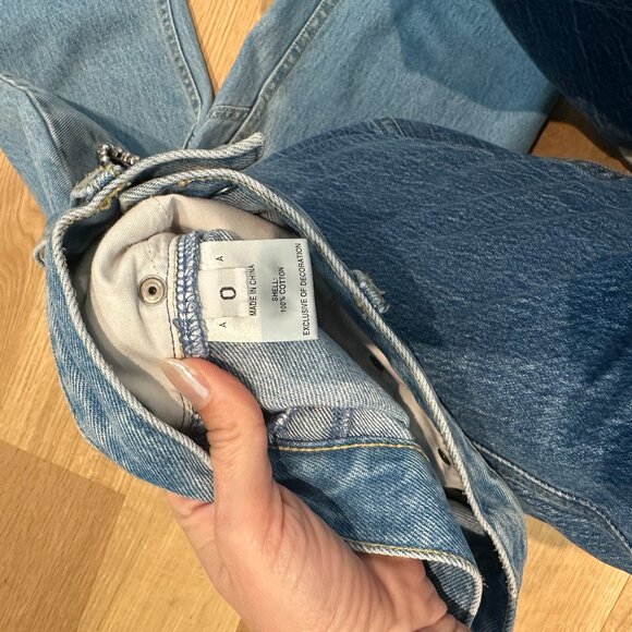 Area Embellished Butterfly Cutout Straight Jeans Sz 0 - SOLD OUT EVERYWHERE - Picture 11 of 12